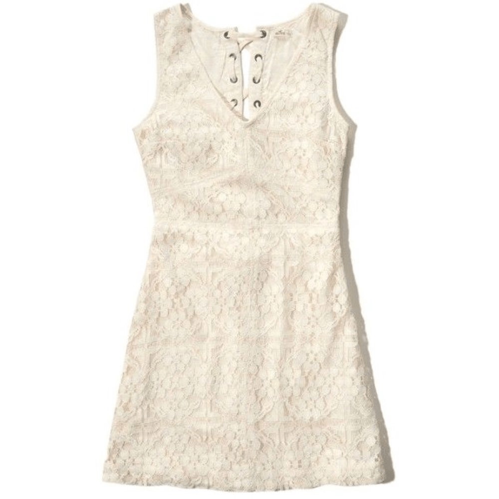 Hollister Sz.1 Cream Color Dress